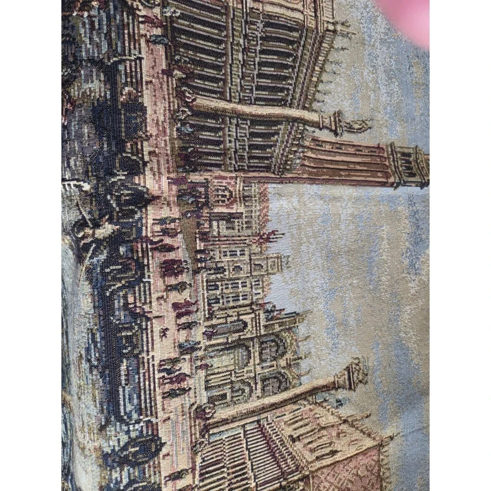 Tapestry Piazzetta San Marco Little Square in Venice 37x27 Wall Hanging Italy